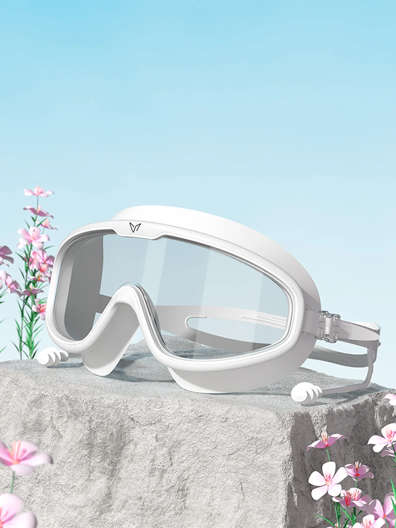 Professional Swim Goggles with Ear Plugs