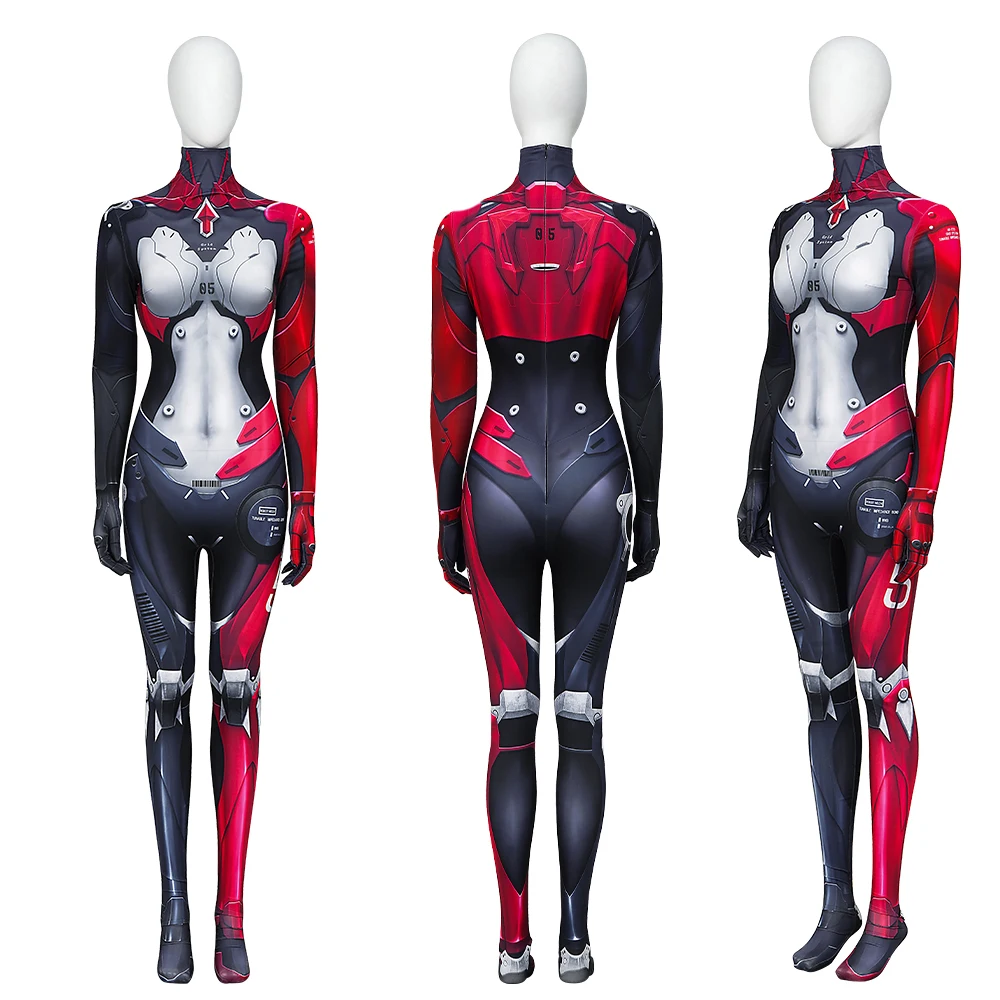 Tuta Zentai Nuovo Gioco Nemesis Tower Of Fantasy Costume Cosplay Travestimento Nemesis Suit 3D Digitai Stampa Spandex Donna Sexy