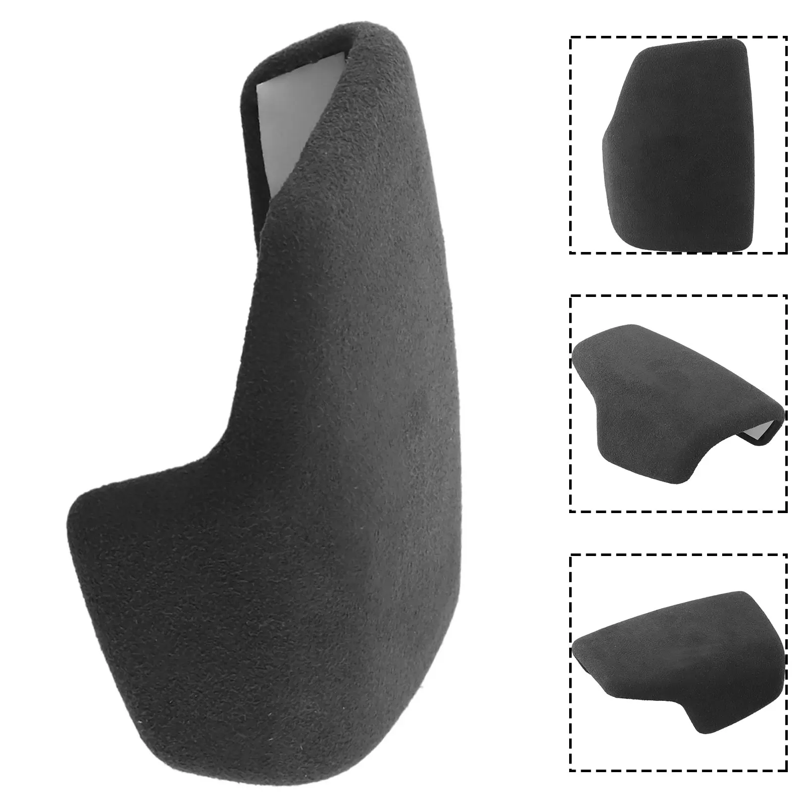 

Gray Alcantara Suede Gear Shift Panel Cover Front Auto Interior Decoration For A4 S4 S5 RS5 B9 A5 Q5 Q7 New And High Quality
