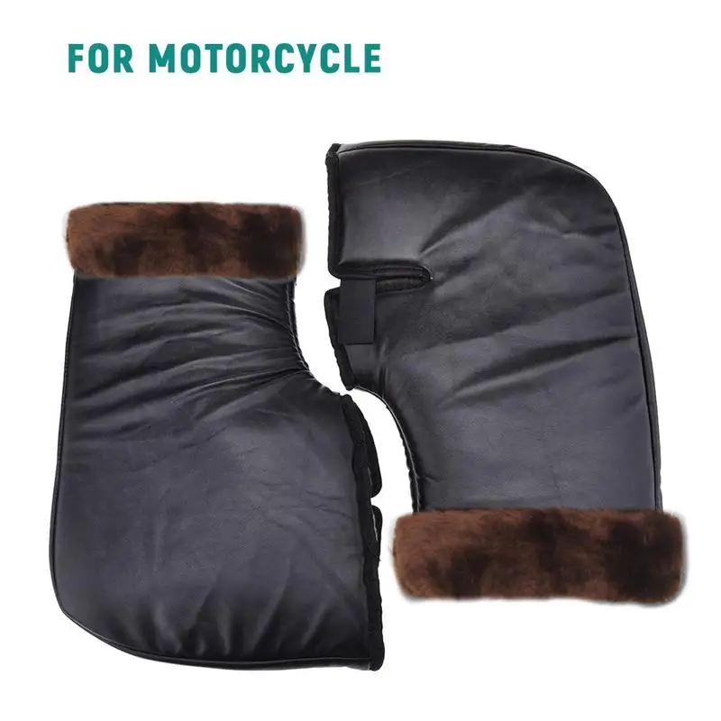 

Warm Handlebar Glove Waterproof Winter Cycling Gloves ATV Gloves Touch-Friendly Bag/Front Wind-Breaking Guard Snowmobile