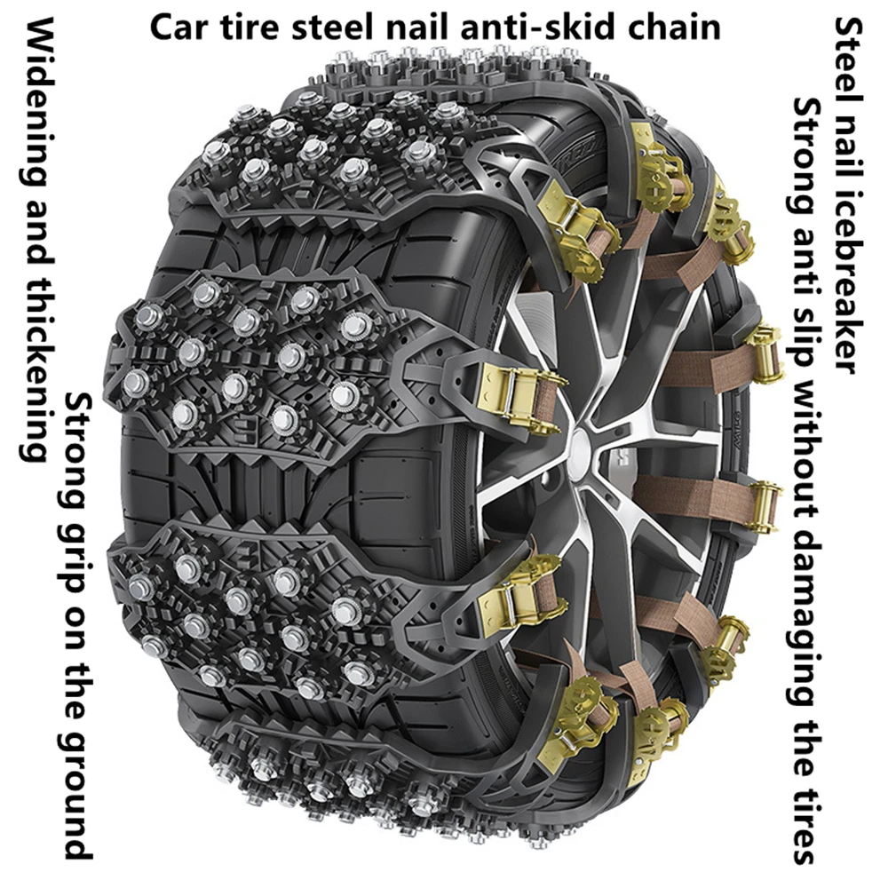 NIUDIWEI Snow chain car snow chains off road wheel for cars Urethane wheels Car anti-skid