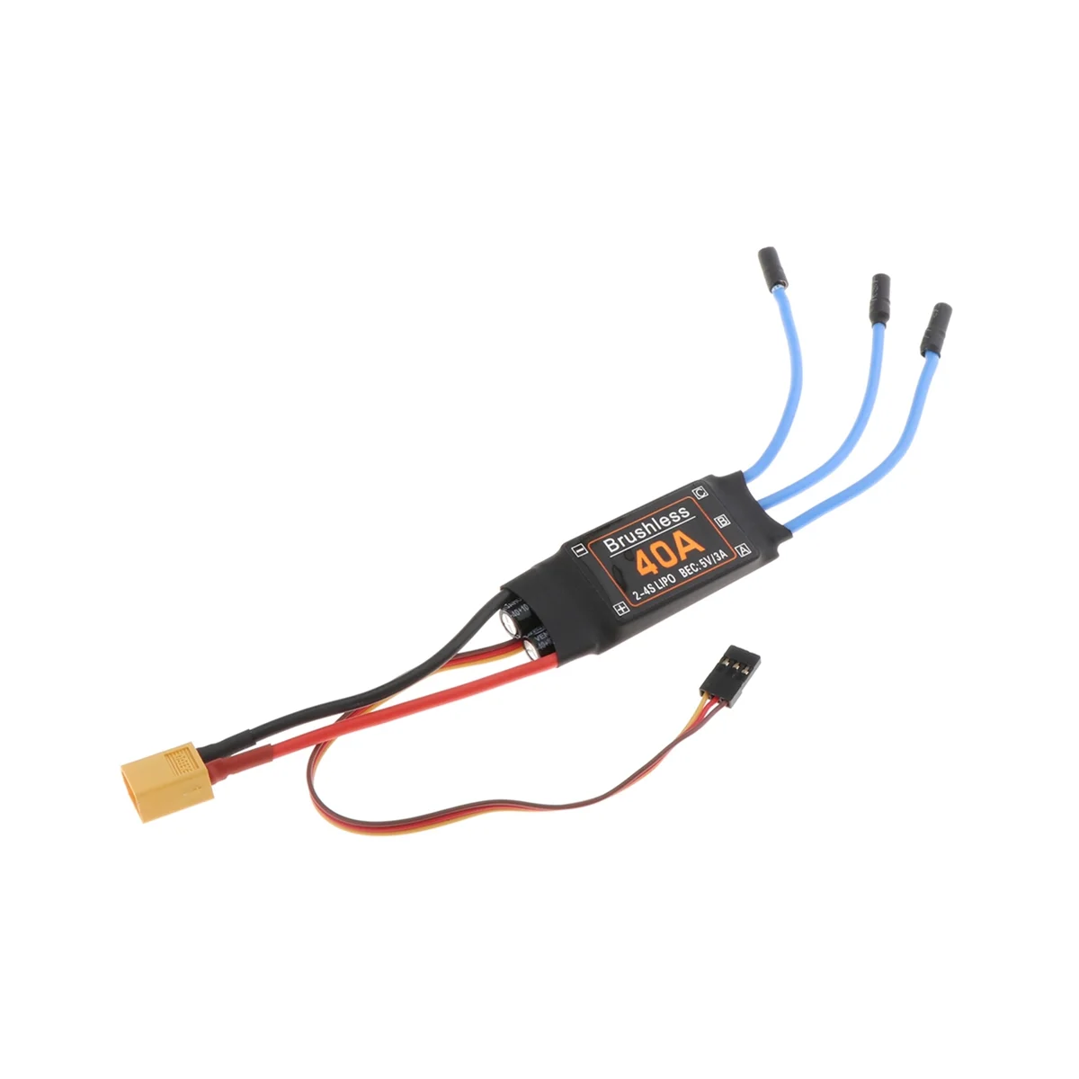 

40A Brushless ESC XT60 Plug Durable RC Toys Components Accessories Speed Controller Motor FPV Quadcopter Helicopter