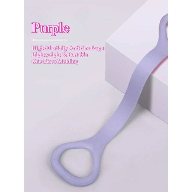 60302-185803.jpg Shoulder Stretcher Resistance Band Fitness Stretching Tool Back Training Beauty Tool Home Yoga Figure-8 Elastic Band