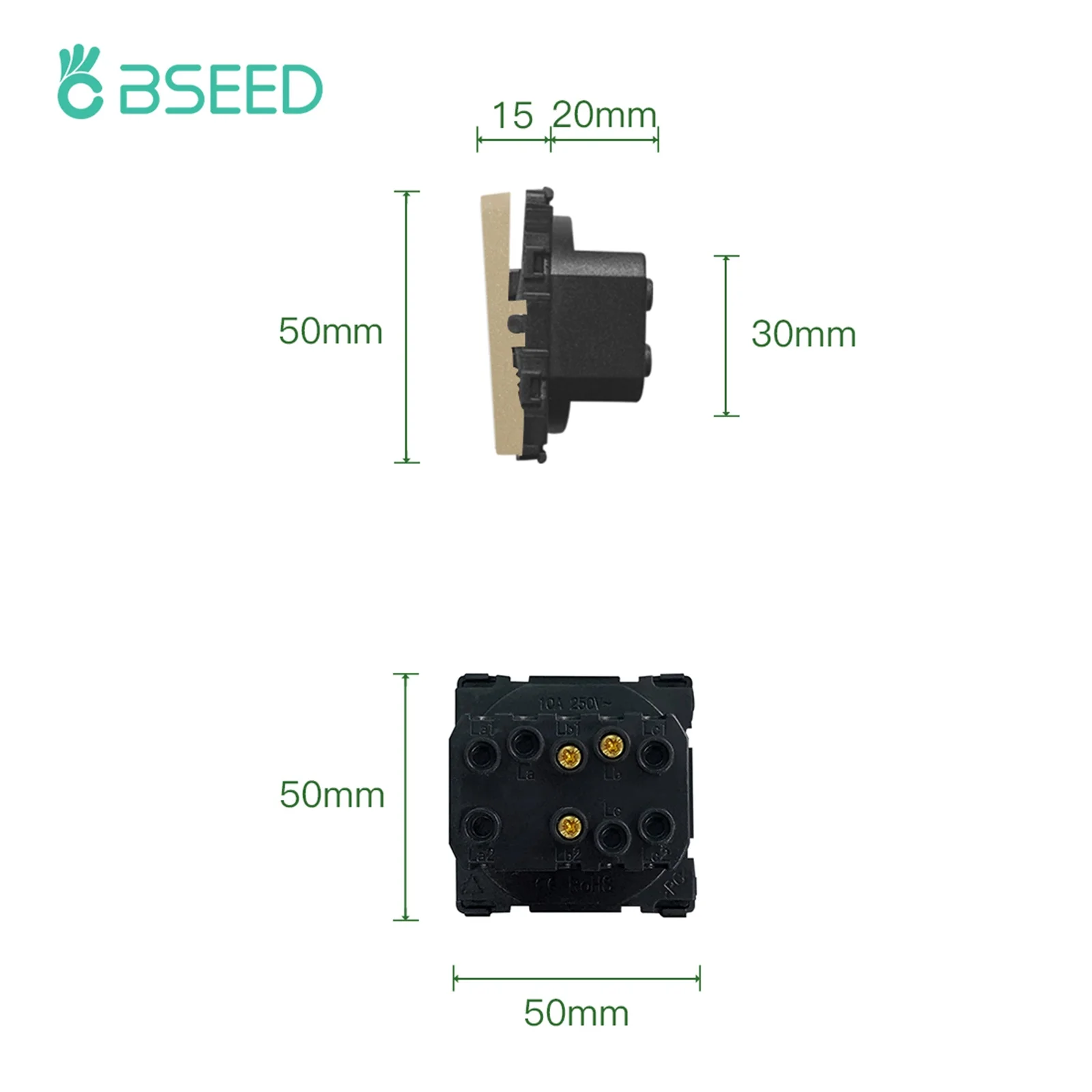 bseed usb tomada para frames de vidro 05