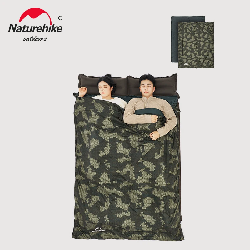 Naturehike LW180 Sleeping Bag Summer Camping Ultralight Sleeping Bag Splicable 2 In 1 Outdoor Cotton Hiking Travel sleeping sleeping bag survival sleeping bag