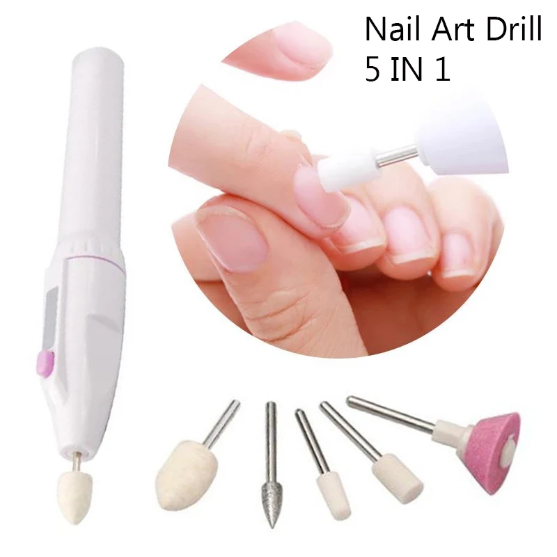 Electric Nail Drill Machine Gel Polish Removal Nail Files Machine Drill Bits Professional Manicure Tool Accessories