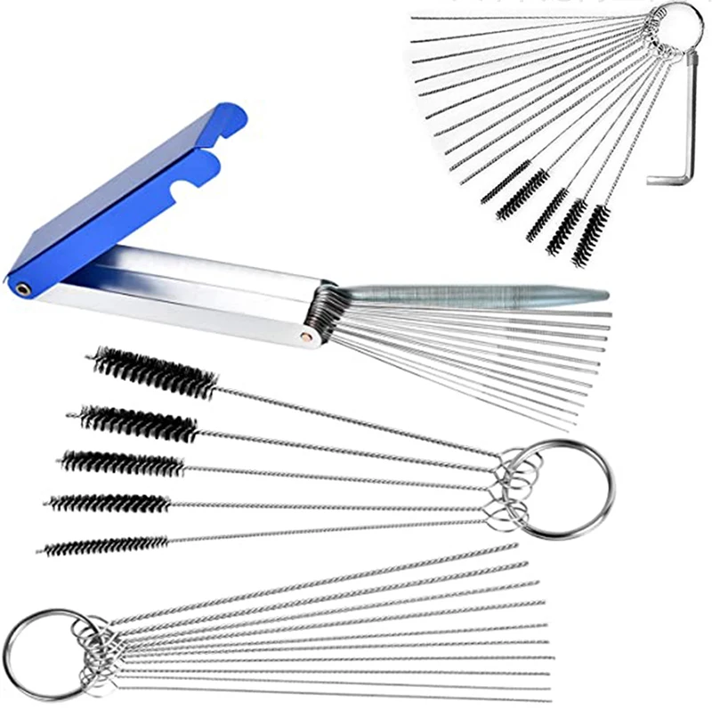 CarbJetCleaningWireSetCarburetorCarbonDirtJetRemoveCleaning