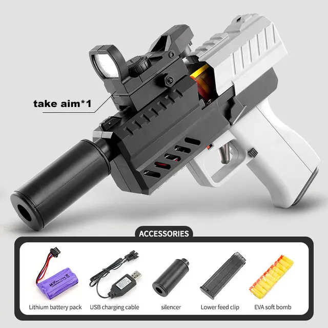 lehui AUG gearbox  modification upgrade gear modification 1.2 unequal spring high initial velocity water bomb part ND36