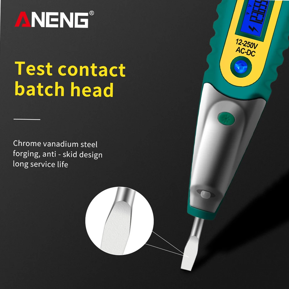 ANENG LCD  ÷  ׽Ʈ ,  ׽,  ũ ̹ , AC/DC 12-250V