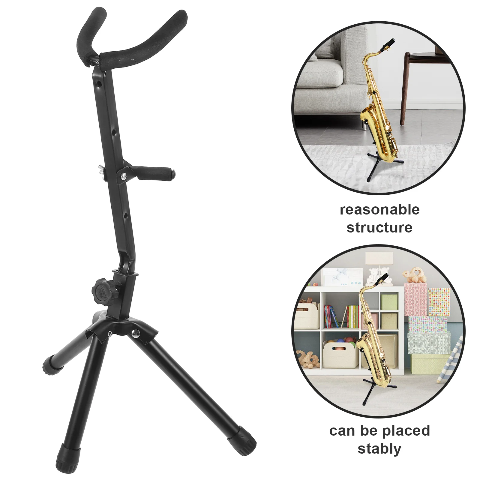 Saxophone Stand Holder Portable Saxophone Stand Display Holder Instrument Accessory