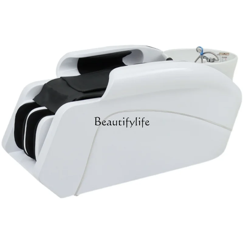 Automatic Electric Smart Massage Shampoo Bed LED Light Ceramic Basin Thai Barber Shop Flushing Bed шампунь с биомаслом арганы hair light bio argan shampoo 255756 lbt14038 1000 мл