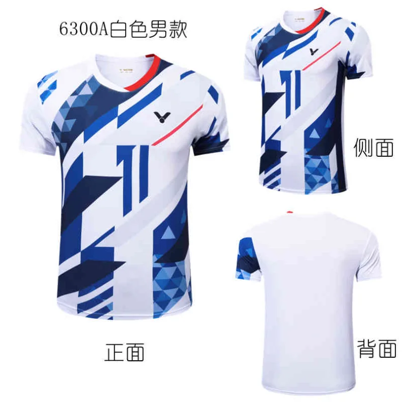 Victor Victory Badminton Tennis Clothing Sports Short-sleeved Top T-shirt Comfortable Breathable Sweat-absorbent Deodorant