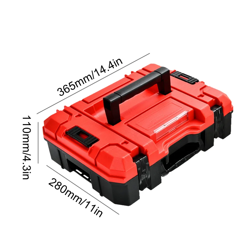 Tool Case Plastic Box Storage Box Storage Case Tool Box Hardware Toolbox Stackable Plastic Tool Box Suitcase Electrician Carpenter Electric Drill Storage Box Large Hard Case