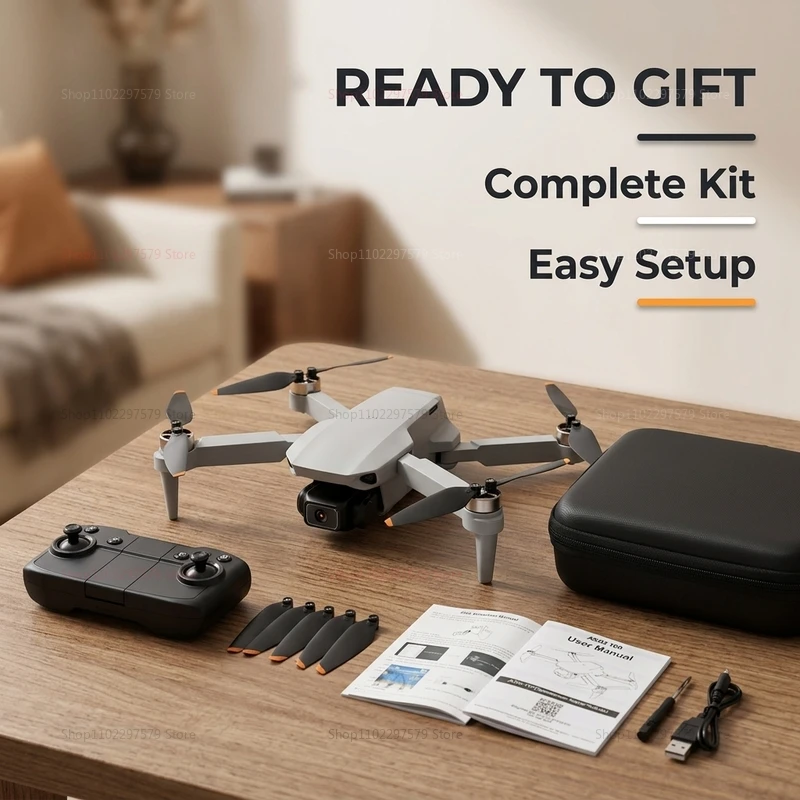 Drone FPV Aeri 100 avec Caméra HD, WiFi 5G, Lunettes VR - Selfie Poche