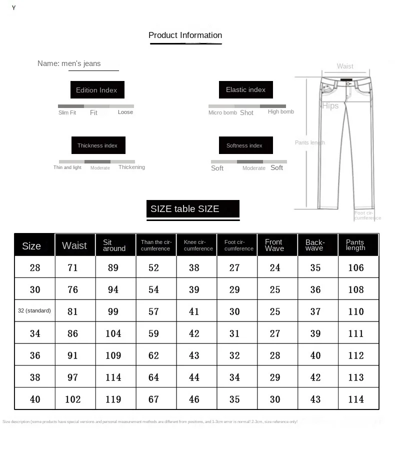 European and American Fashion Jeans 8520 High Street Fashion Brand Street Torn Patch Jeans Slim Stretch Jeans for Men 6