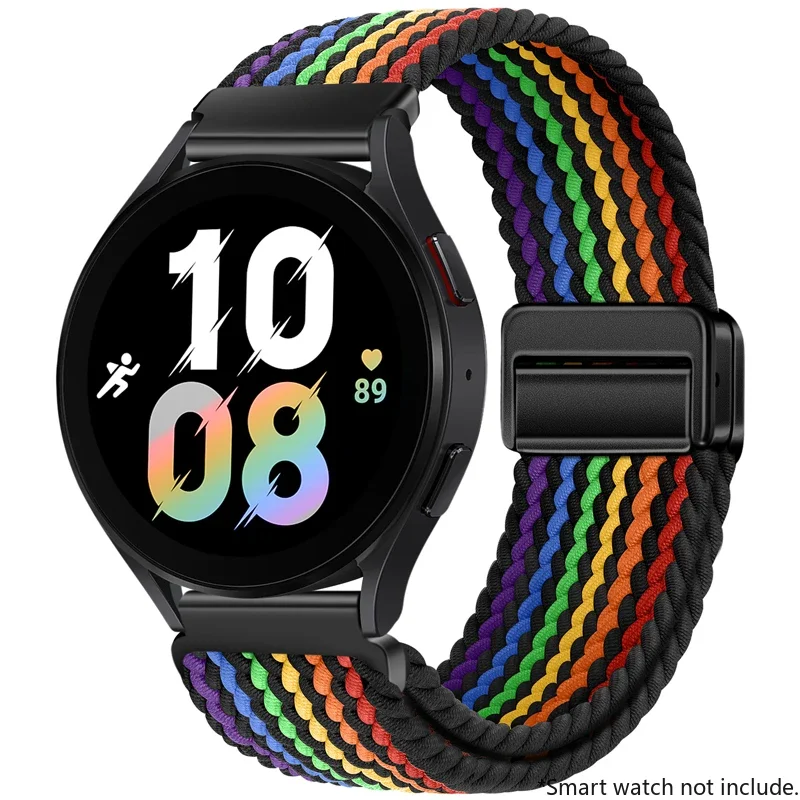 Adjustable Nylon Buckle Strap for Smartwatches - 22mm/20mm
