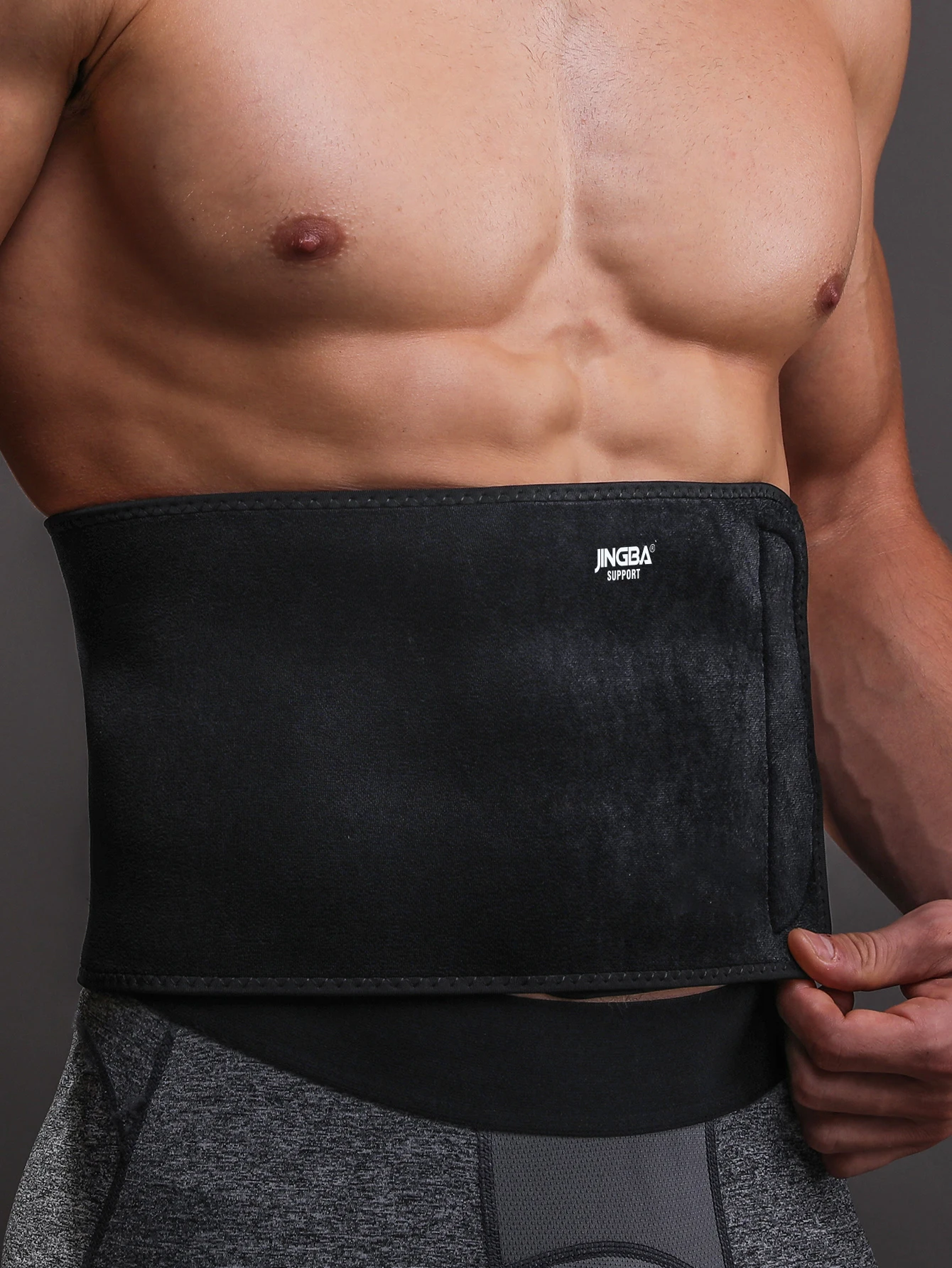 Neoprene Protective Waist Support Brace Exercise Tummy Protector Support Band 1 Pc Male Female