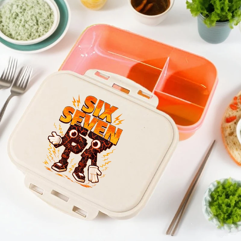 Cute Cartoon Lunch Box - Large Capacity Portable Bento Case for Kids, Students, and Picnics
