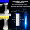 1-50Pcs Shower Head Filter Replacement for Shower Water Cleaning Reduces Chemicals Chlorine Blocks Restores PH Balance 3