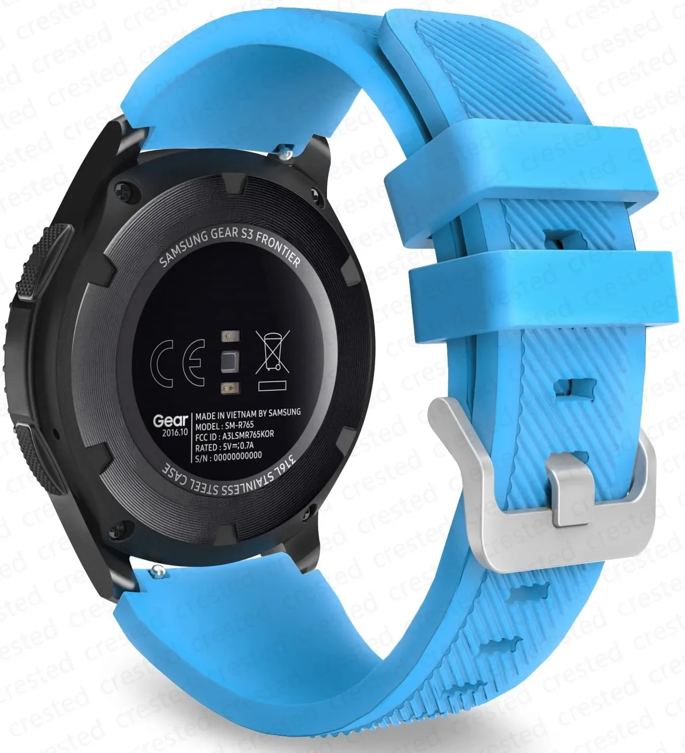 Soft Silicone Sport Strap - 22mm Bracelet