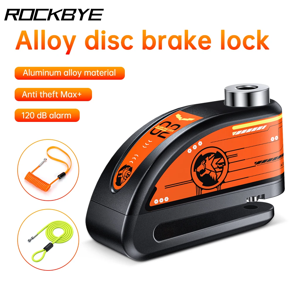 ROCKBYE 자전거 도난 방지 자물쇠 USB 충전식 방수 오토바이 디스크 ..