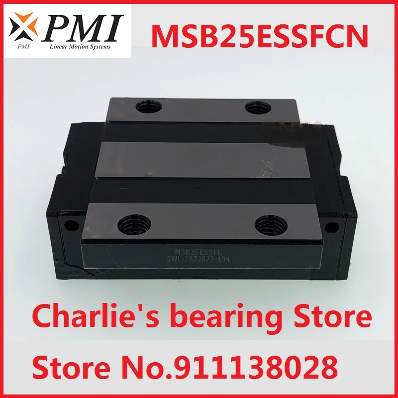

1 шт., 100% новая Оригинальная Подлинная линейная направляющая каретка торговой марки PCI MSB25ESSFCN