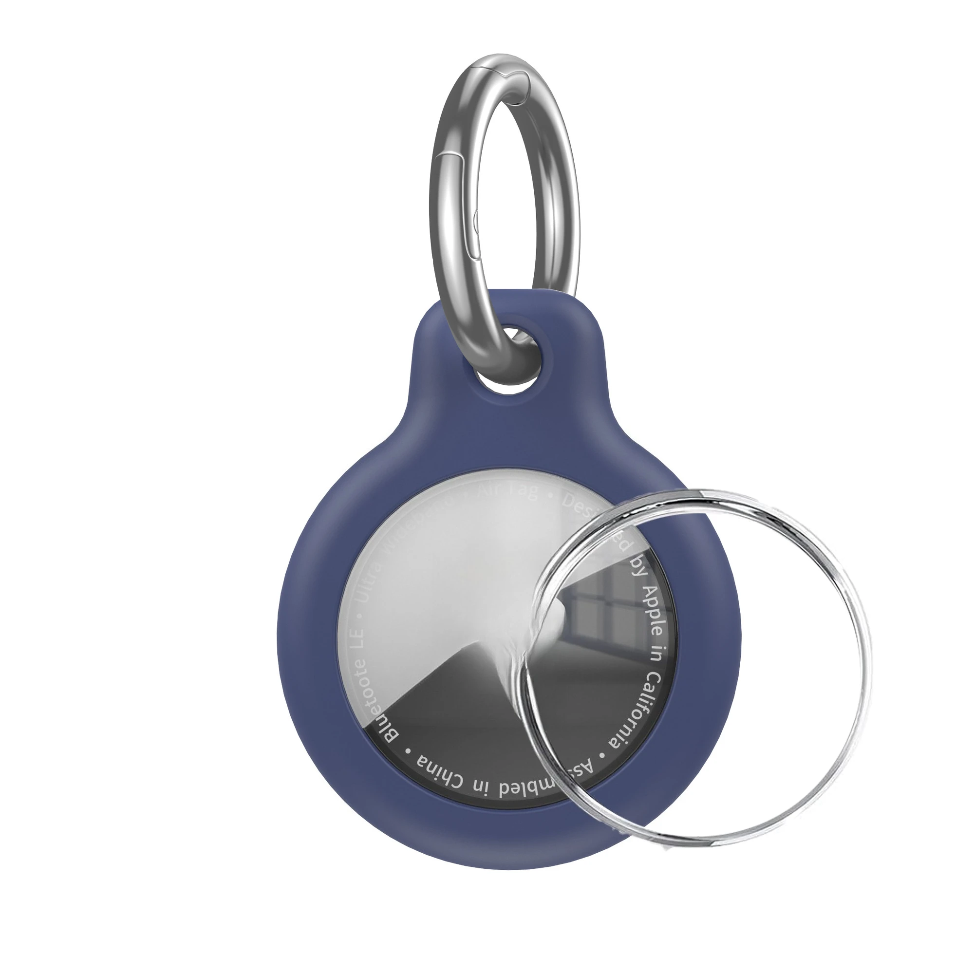 Enhanced AirTag Holder - Secure Wire Cable Keychain with Protective Case for Luggage, Keys, Backpacks, Pets