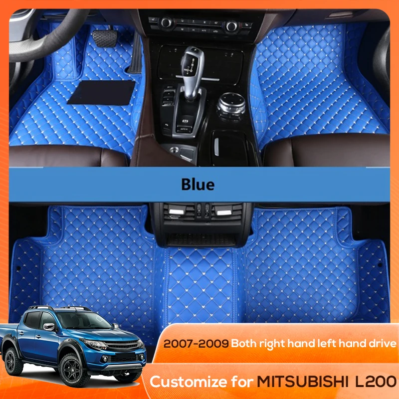 

Custom Fit Car Floor Mat for MITSUBISHI L200 Accessories Interior ECO Durable Thick Carpet Customize for Left/Right Drive