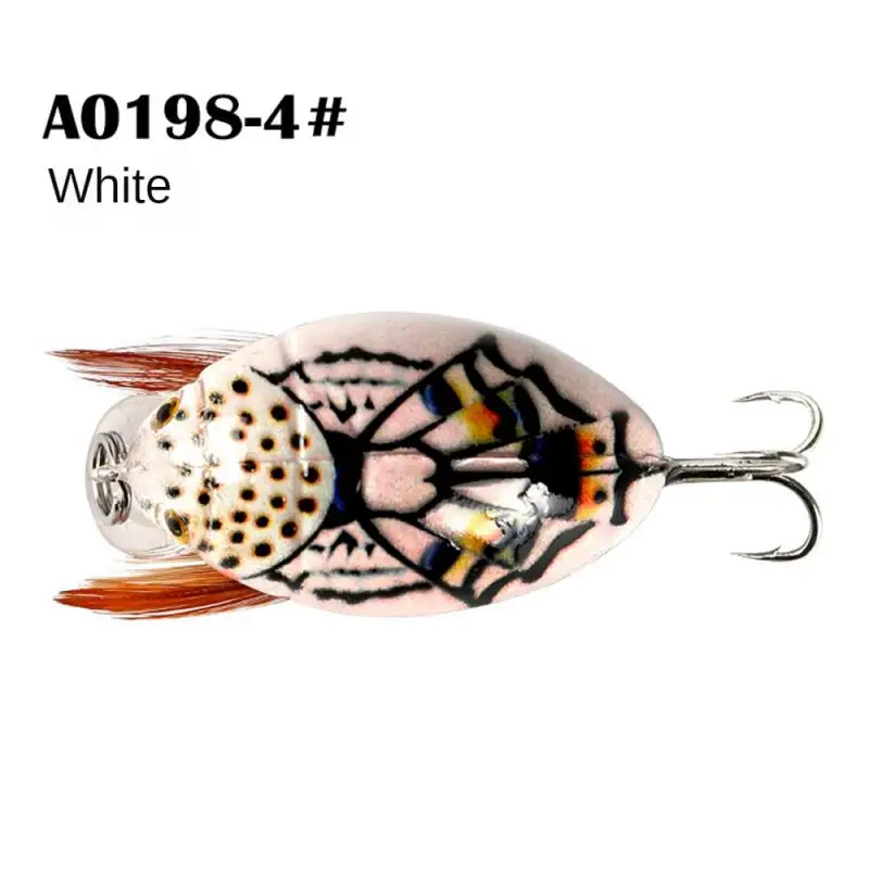 3.8cm 4g Artificial Ladybug Fishing Bait Cicada Beetle Insect Wobblers Fishing Lures Topwater For Bass Carp Fishing Tackle 6
