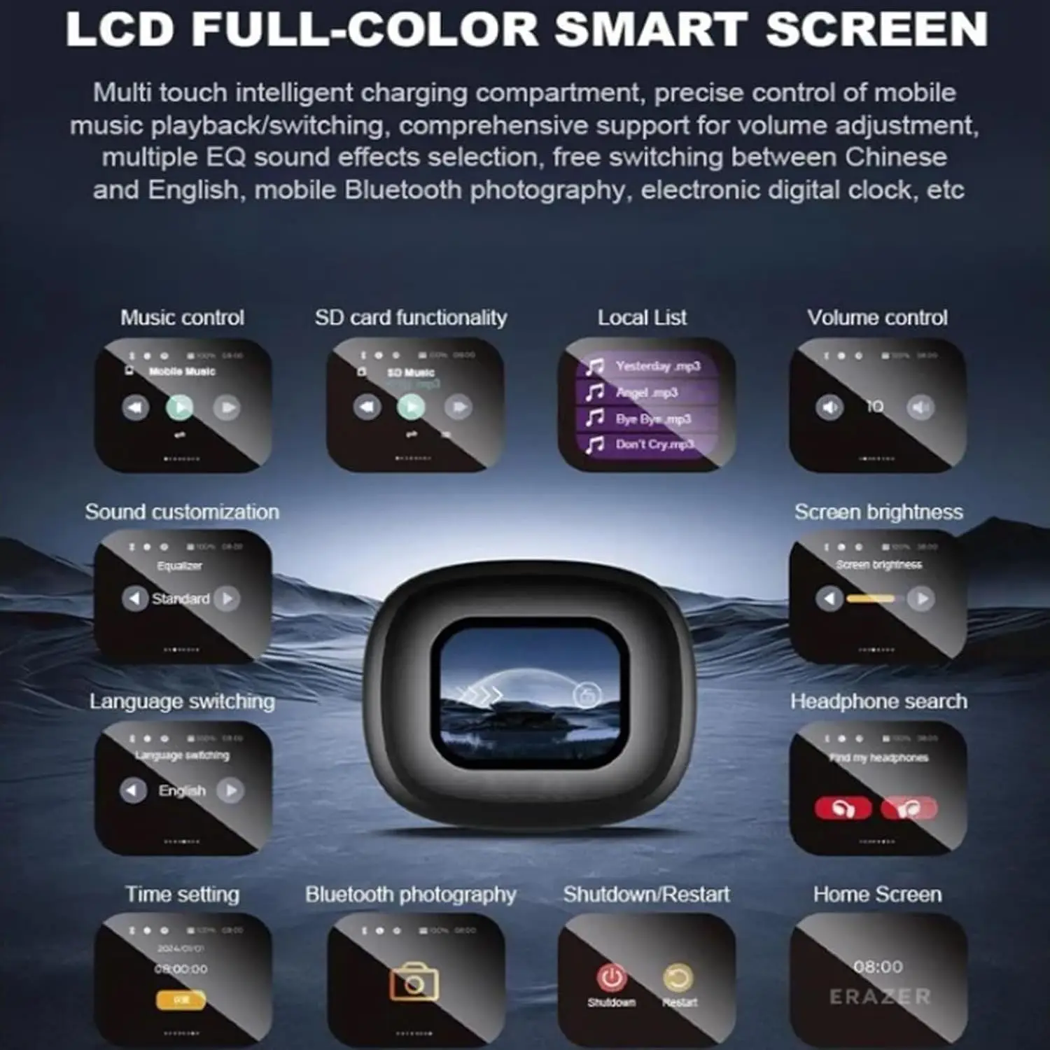 UYUXIO AI ترجمة سماعة OWS سماعات أذن للترجمة في ال...