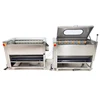 Potato Cleaning Peeling Machine Brush Automatic Water Spraying Radish Oyster Commercial Washing Equipment 1