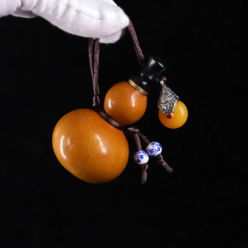 

Mini small wine gourd natural wine jug water bottle wine portable toy pill special clearance