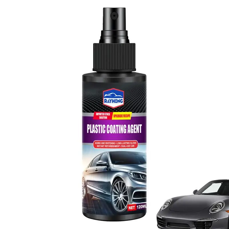 

Car Plastics Restorer Polish For Interior Exterior Trim Long-lasting Cleaner Agent Hydrophobic Coating Car Interior Cleaning