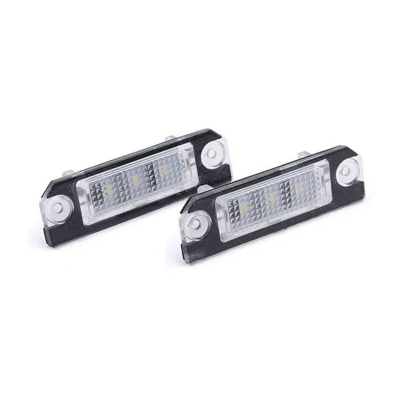 12V LED Number Plate Lamp For VW Golf 4 91-05 Golf 5 03-08 Lupo 98-05 Polo 01-09 Passat 05-10 White License Plate Light Assembly