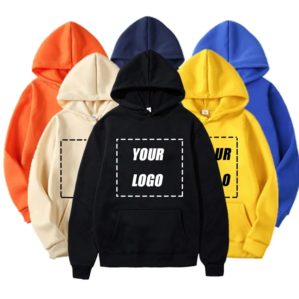 

Custom Hoodie Sweatshirts Men Design Your Logo Fleece Hooded Women Harajuku Outerwear Y2k Plus Size Hoody Clothes