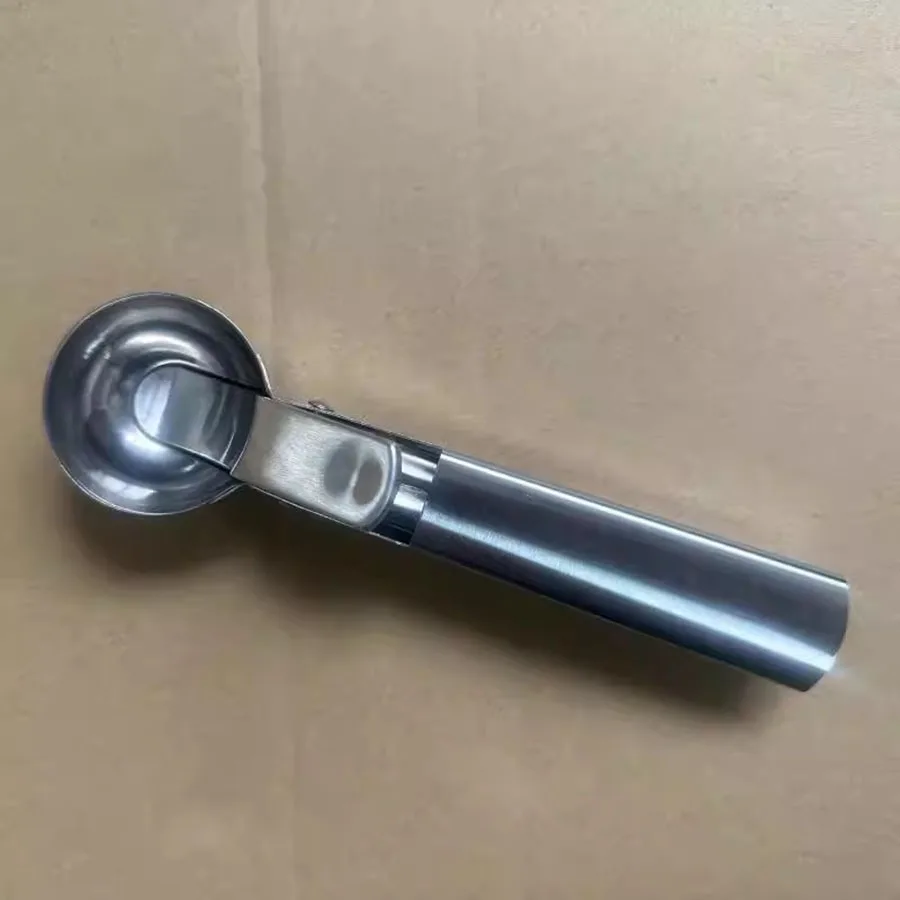 Ice Cream Scoopers Stainless Steel Fruit Scoop Dishwasher Safe Multifunctional Baking Scooper Ergonomic Handle Large Cookie