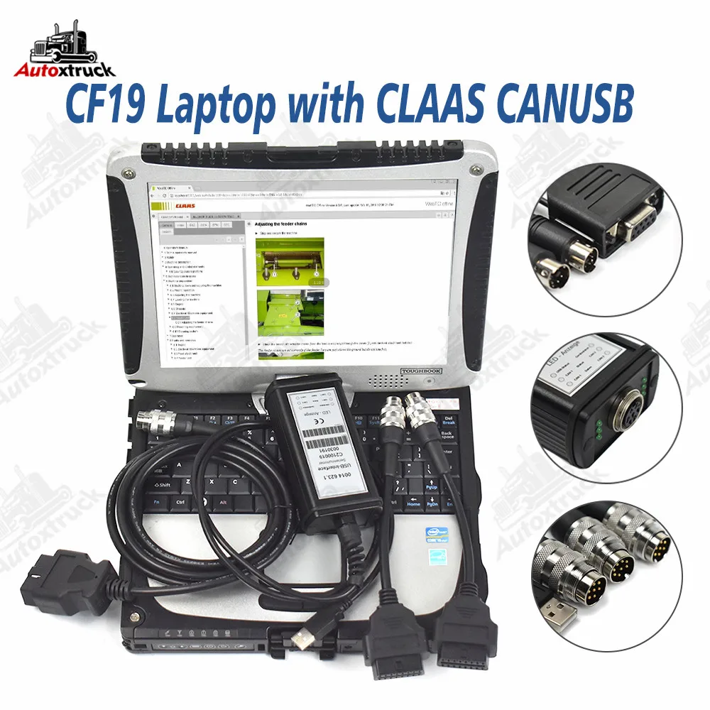 

CF19 Laptop FOR CLAAS diagnostic interface CANBUS MetaDiag CLASS agriculture construction truck tractor diagnostic scanner tool