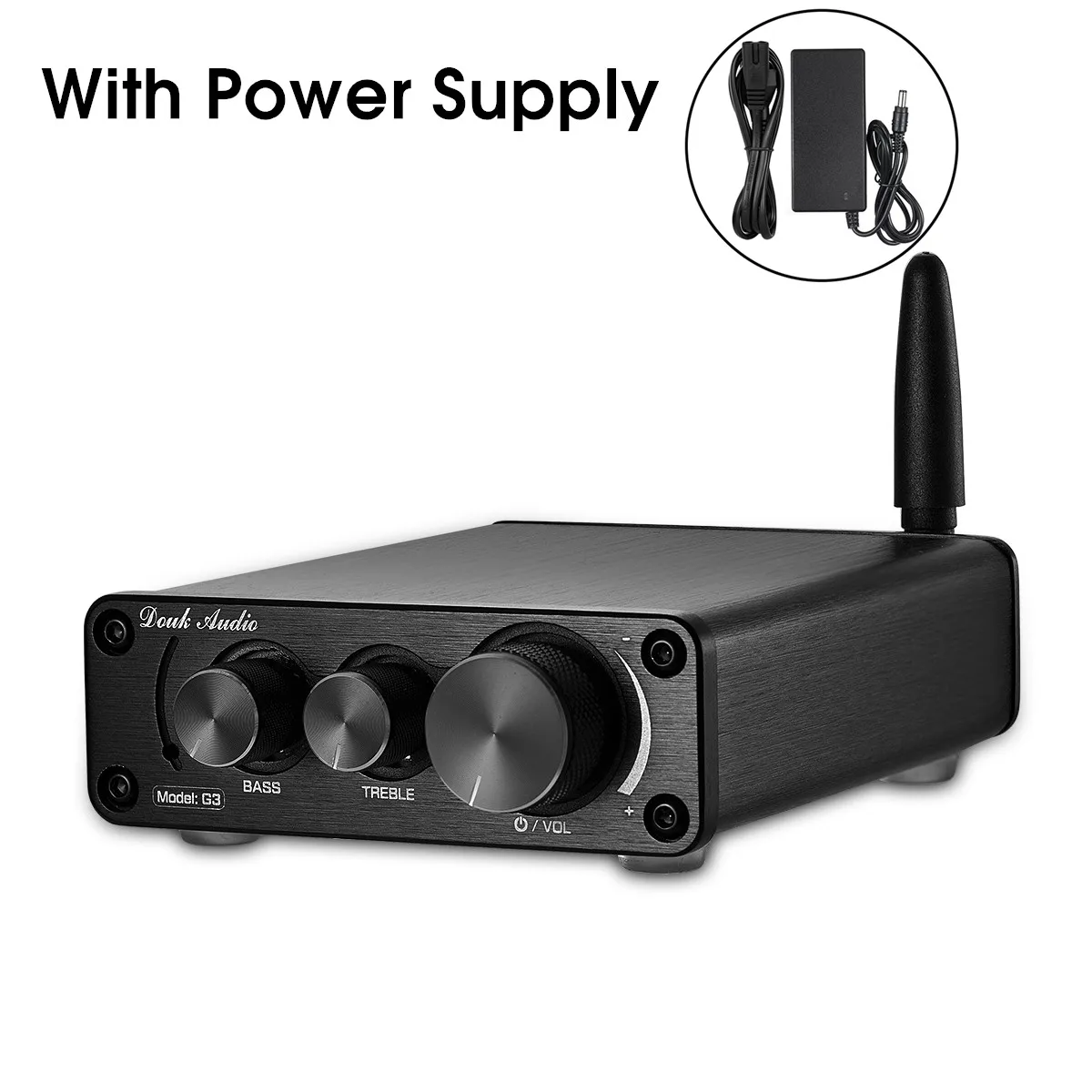 2021 Nobsound Mini TPA3116 Bluetooth 5.0 HiFi Power Amplifiers Stereo Home Audio Digital Sound Amplifier With Treble Bass 