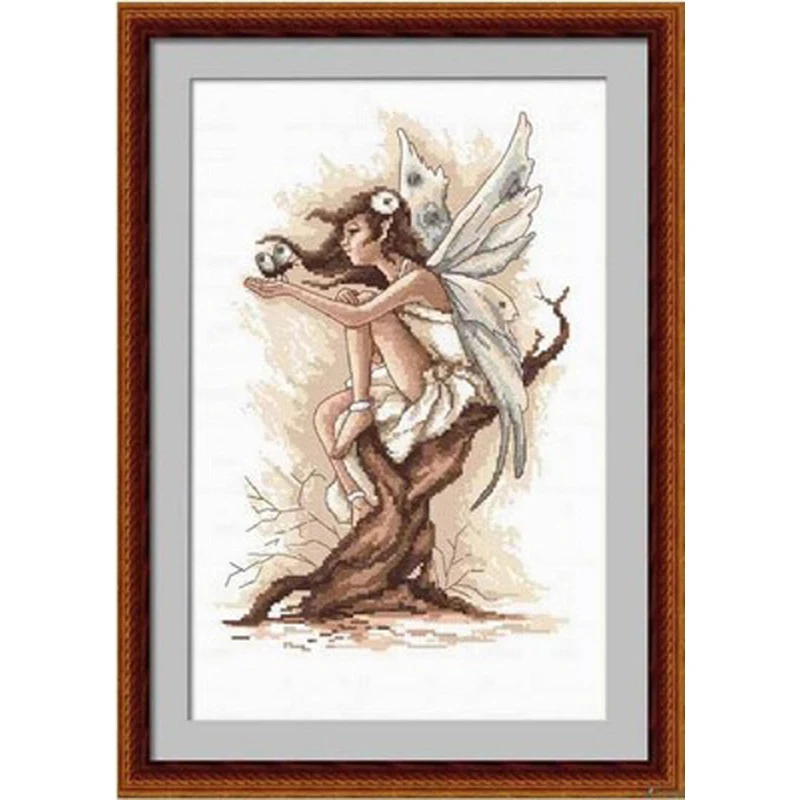 Top Quality Popular Counted Cross Stitch Kits Fairy On The Tree Angel