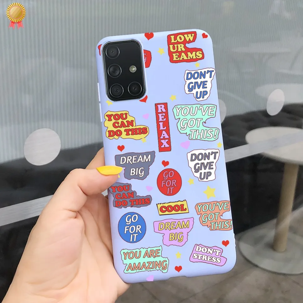 For Samsung M31 M31s M31Prime Case Cute Cartoon Cat Shockproof Silicone Cover For Samsung Galaxy M31 M31s Phone Case Back Cover