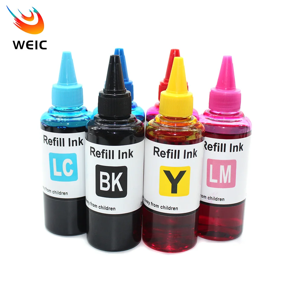 6PCS 24XL T2431-T2436 T2771-T2776 Refill Ink for Epson Expression Photo XP-750/XP-850/XP-950/XP-860/XP-760/XP-960 Printer