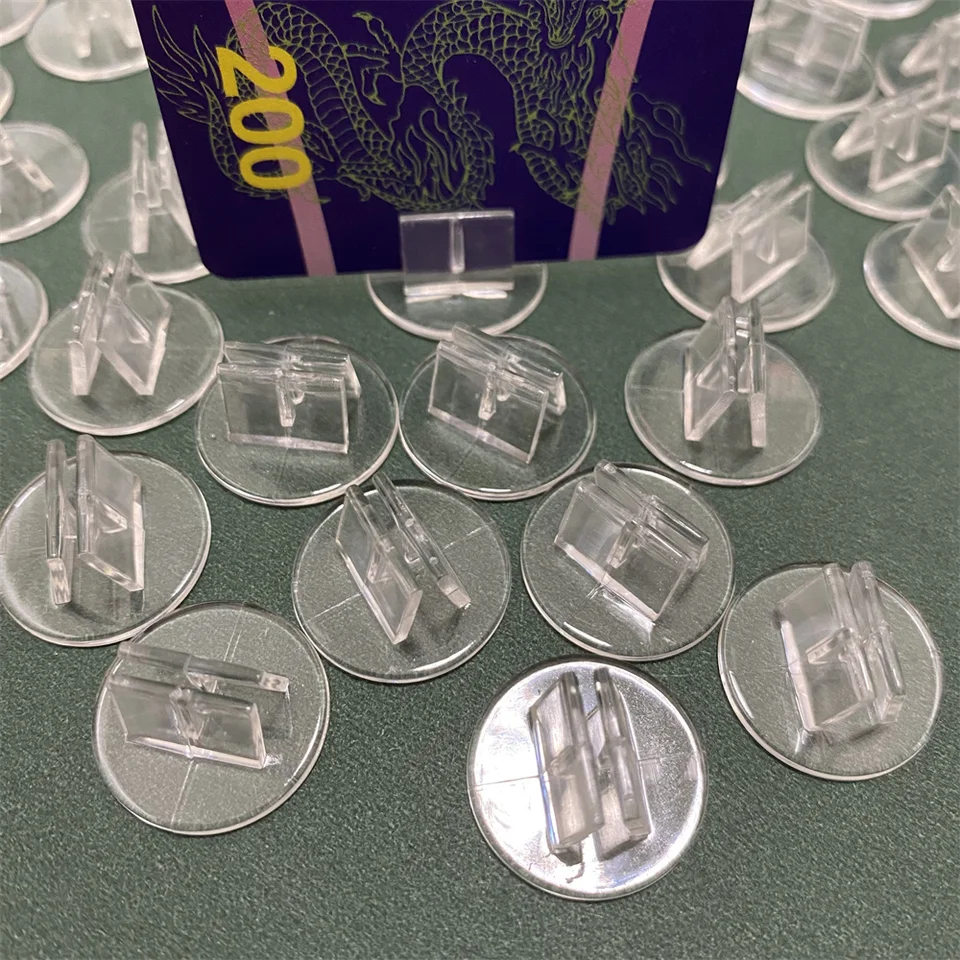 120 Supporti Per Carte Da Gioco In Plastica Trasparente - Portacarte Triangolari Per Giochi Da Tavolo E Segnaposti