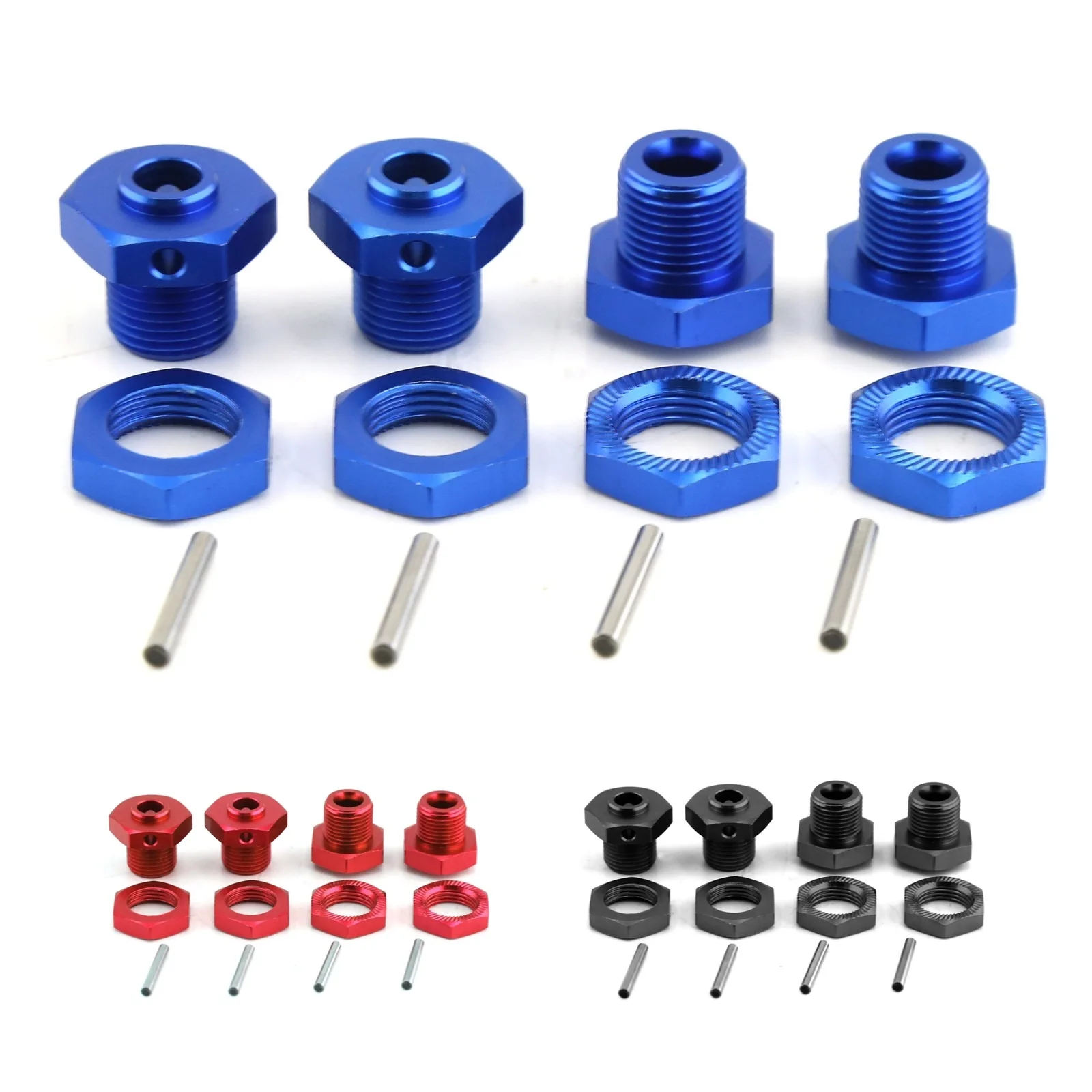 Adattatore Mozzo Esagonale Ruota In Metallo Da 17Mm Con Dado Per Arrma 3S 1/8 Typhon 4X4 3S Blx Typhon 4X4 550 Mega Rc Parti Di Aggiornamento Per Auto
