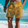 Aloha Hawaiian Palm Tree 3d Print Men Women Beach Shorts Fashion Casual Oversized Gym Quick Drying Trunks Ice Shorts Homme 4XL 2