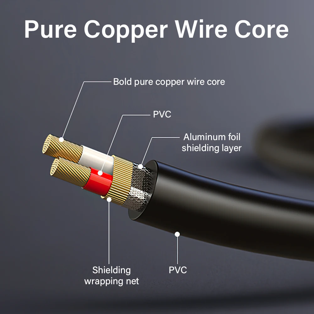 Premium 6.35mm Audio Cable for Mixer and Electric Bass Guitar – Multiple Lengths Available