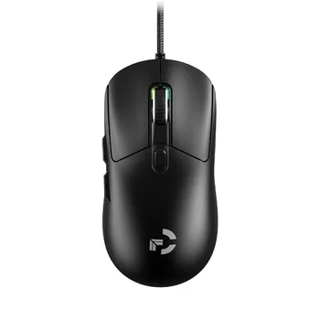 Mouse da gioco cablato 6 livelli DPI regolabile fino a 12800 DPI Chip A825 istantaneo Programmazione macro RGB Design ergonomico Mouse universale