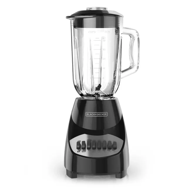 BLACK+DECKER Countertop Blender with 5-Cup Glass Jar, Black, Portable  Blender, Soy Milk Maker, Juicer - AliExpress