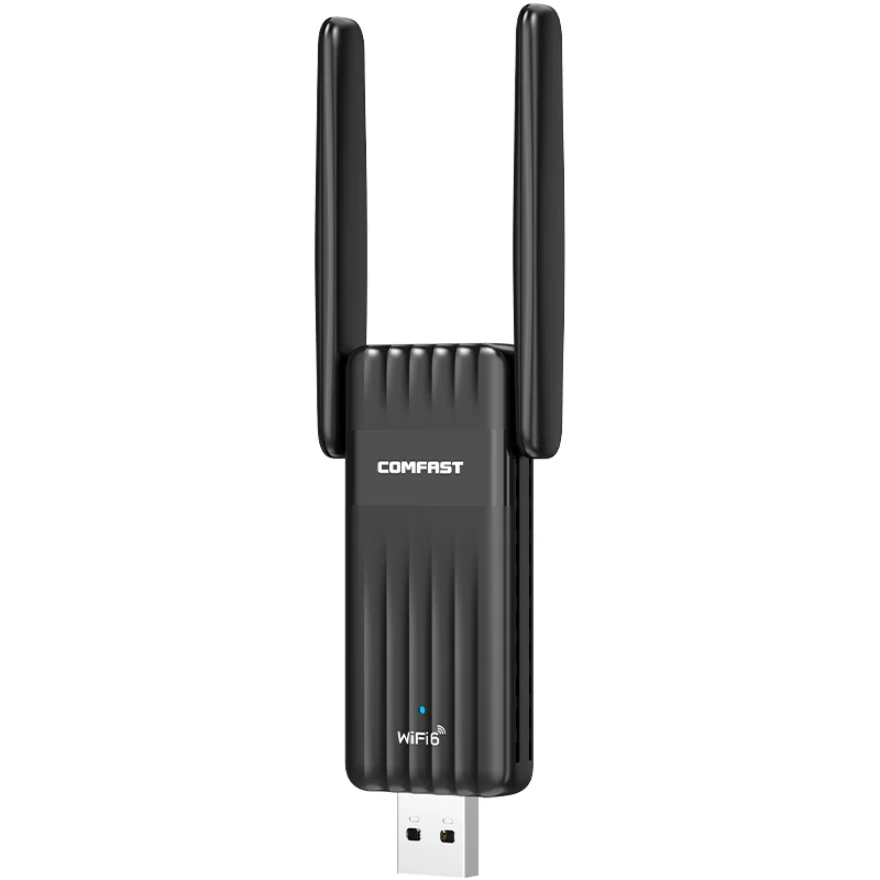 AX900 USB 와이파이 6 어댑터, 5G + 2G 듀얼 밴드, 2 in 1 블루투스 5.3 어댑터, 와이파이 6 안테나 파라 PC 동글 리시버 노트북 Win10/11