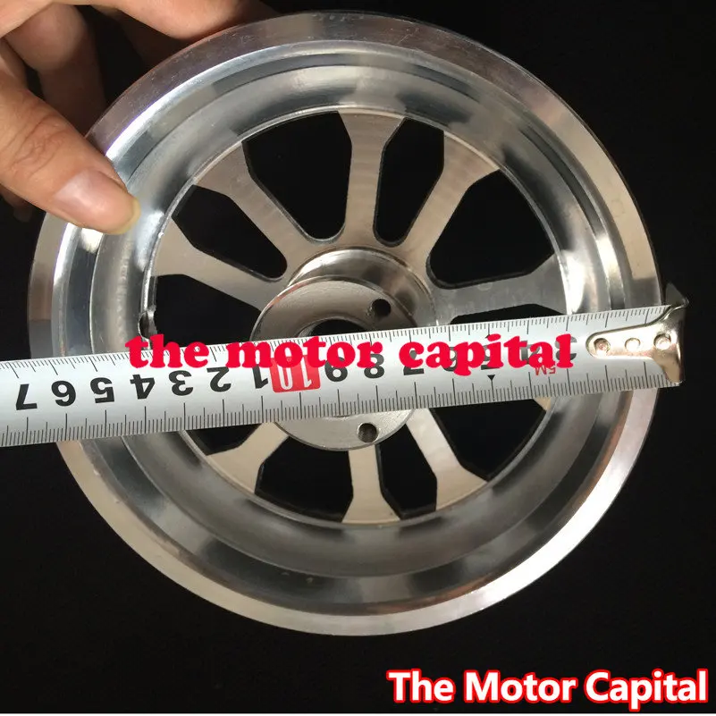 6.5 inch rim Front/rear Wheel Rim 90/65-6.5 Tubeless Aluminium Front Hub fit Scooter with Axle Parts