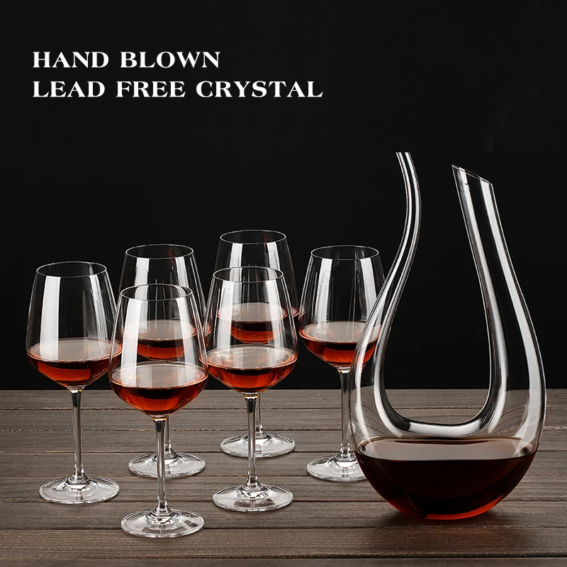 1500ml cristal sans plomb 50.7oz de la vente de vin en verre de